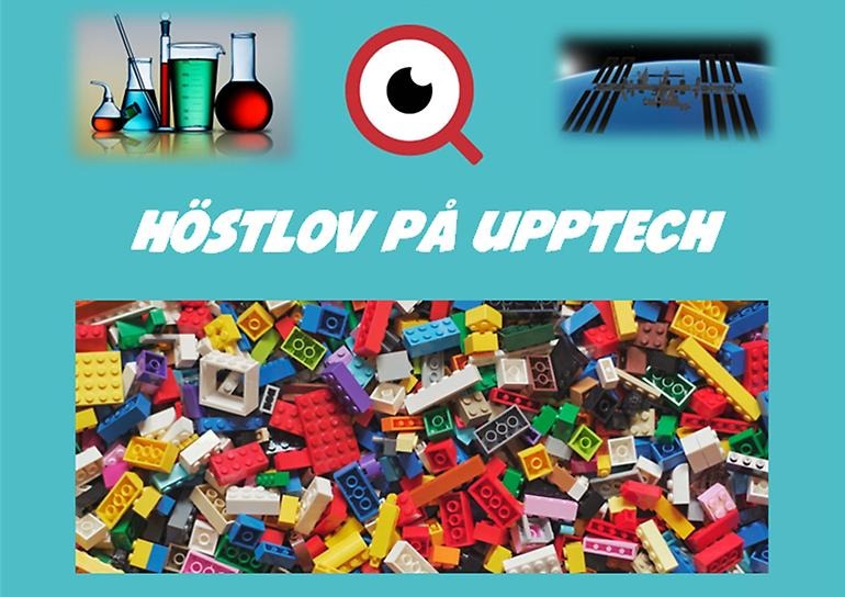 Legobitar, provrörsställ och höstlöv
