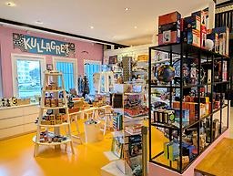 Siluette av en julgran